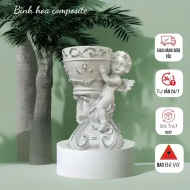 Bình Hoa Thiên Thần Composite Cao Cấp - Giảm 15% Chỉ Còn 174000đ 3