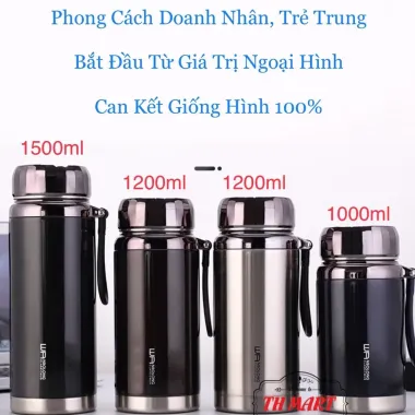 Bình Nước Giữ Nhiệt BAOL Kim Cương 1000ml 1200ml 1500ml Thép Không Rỉ SUS 304 Giữ Lạnh 12h Giá Rẻ 5