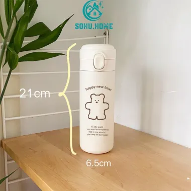 Bình Nước Giữ Nhiệt Inox SUS 304 - Lạnh Nóng 350-600ml - Giá Khuyến Mãi 59k 4
