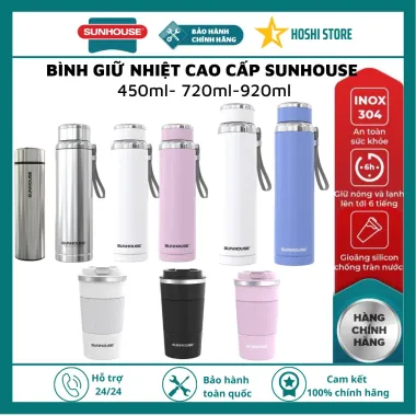 Bình Nước Giữ Nhiệt Inox SUS 304 - Lạnh Nóng 350-600ml - Giá Khuyến Mãi 59k 6
