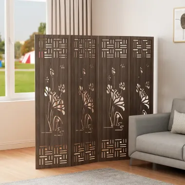 Bình Phong Gỗ Nghệ Thuật Unlimi UP396 - Trang Trí Truyền Thống Hiện Đại Giá Tốt 343k 4