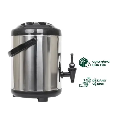 Bình ủ trà giữ nhiệt Inox 304 cao cấp 6-12L có vòi tiện lợi - Giảm giá còn 337500đ 1
