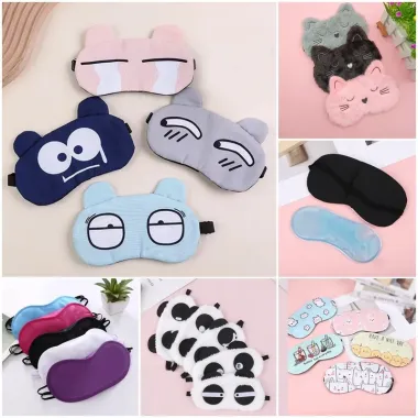 Bịt mắt ngủ bảo vệ mắt CICI KIDS giúp massage thư giãn, hỗ trợ ngủ ngon họa tiết đáng yêu