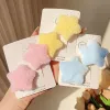 Bộ 4 kẹp vịt lông mềm ngôi sao màu dopamine kiểu Y2K ngọt ngào dành cho thiếu nữ