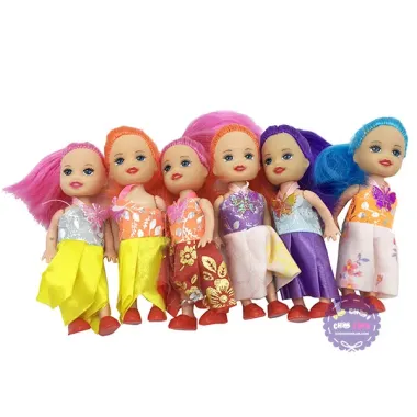 Bộ 6 Búp Bê Em Nhỏ 10cm Siêu Xinh Giá Rẻ 15.000đ - Đồ Chơi Trẻ Em