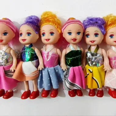 Bộ 6 Búp Bê Em Nhỏ 10cm Siêu Xinh Giá Rẻ 15.000đ - Đồ Chơi Trẻ Em