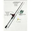 Bộ Cần Lure Máy Ngang Sói Đen Chất Lượng Cao Giảm Giá 56000đ - Tải Cá 1-9kg Full Phụ Kiện