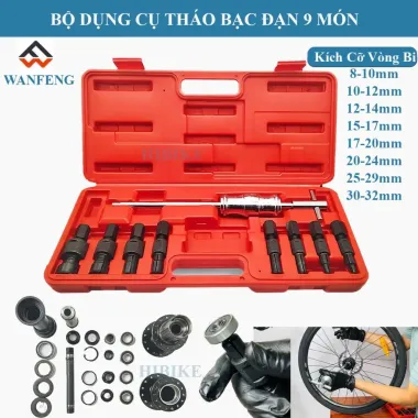 Bộ Dụng Cụ Tháo Bạc Đạn Xe Đạp 9 Món Chất Lượng Giá Rẻ 950k Thay Của Tốt