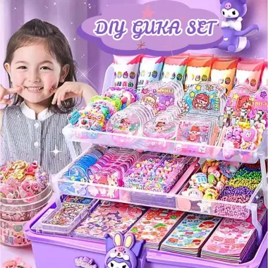 Bộ Guka Móc Khoá Kẹp Tóc Charm Xinh Nhiều Màu Giảm 23% Chỉ 165k - Quà Tặng Bé Gái 1