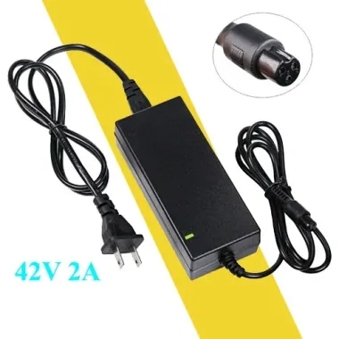 Bộ sạc 42V 2A cho xe điện cân bằng 36V, E-Scooter, drift giá rẻ chỉ 55k KATO 3