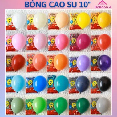 Bóng Bay Trang Trí Sinh Nhật, Phòng Cưới, Sự Kiện - 100pcs Loại Dày 2.2gram, Giá Shock 27k 1