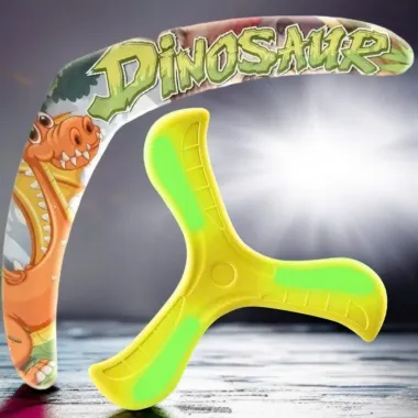 Boomerang Trẻ Em Phát Sáng 360 Độ Quay Lại - Đĩa Bay Chéo Ba Lá Tương Tác Giá Chỉ 19910đ 1