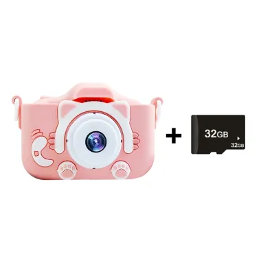 Camera Kép Mèo Dễ Thương Cho Trẻ Em - Máy Ảnh Kỹ Thuật Số HD Giá Cực Sốc 141k 3 Camera Kép Mèo Dễ Thương Cho Trẻ Em - Máy Ảnh Kỹ Thuật Số HD Giá Cực Sốc 141k 3