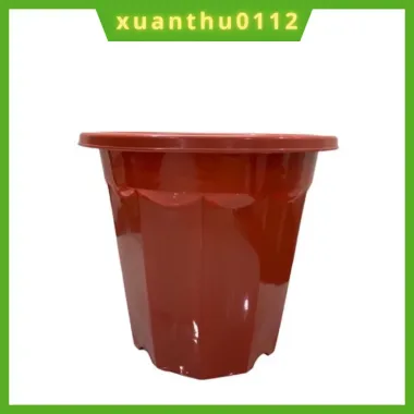Chậu Nhựa Trồng Cây Hoa E280 Màu Nâu Dày Dặn - Giảm 9000đ Chỉ Còn 25900đ (24x21cm)