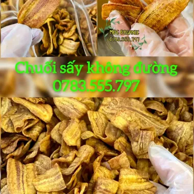 Chuối sấy không đường Gia Lai 450gr - Mộc organic giảm giá còn 65000đ 3