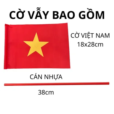 Cờ Dây Treo Tổ Quốc Việt Nam 10m Vải Phi Bóng Giá Rẻ 18000 VND - Cờ Đảng Giá Tốt VNO147 6