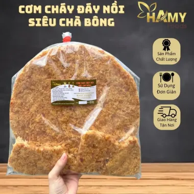 Cơm Cháy Đáy Nồi Chà Bông Siêu Ngon 500g Giảm Giá Cực Sâu còn 99k