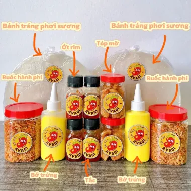 [COMBO 149K] Bánh Tráng Phơi Sương (Kèm Ruốc Tép Hành Phi, Bơ Chai, Xốt & Tóp Mỡ) 5