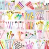 Combo Bút Gel Mực Tím Đen Xanh 3D Cute Kèm Túi Zip - Giá Rẻ 53.000đ Thay 68.370đ 1