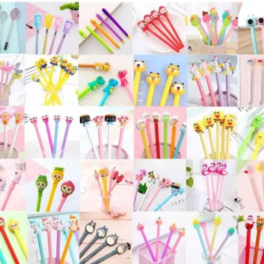 Combo Bút Gel Mực Tím Đen Xanh 3D Cute Kèm Túi Zip - Giá Rẻ 53.000đ Thay 68.370đ 1 Combo Bút Gel Mực Tím Đen Xanh 3D Cute Kèm Túi Zip - Giá Rẻ 53.000đ Thay 68.370đ 1