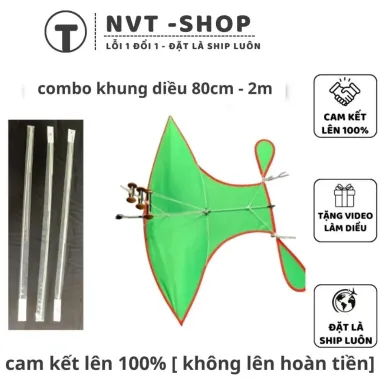 Combo Cáp Quang Làm Diều Sáo – Đại Trà, Song Vân, Chính Mỹ, Mẹ Bồng Con, Đuôi Cá | 2m | 1m7 | 1m5 | 1m | 80cm 1