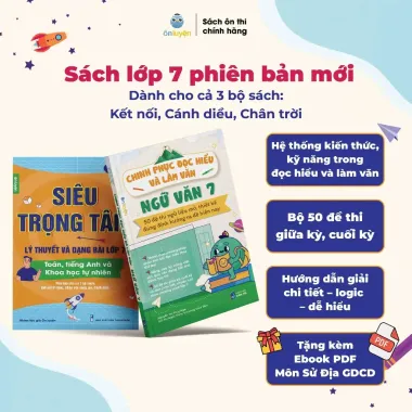 Combo Sách Lớp 7: Toán, Anh, KHTN & Ngữ Văn 7 - Đọc Hiểu, Làm Văn - Tất Cả Bộ Sách - Giảm 20%