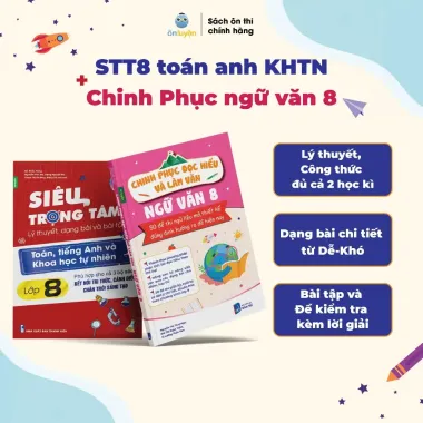 Combo Sách Lớp 7: Toán, Anh, KHTN & Ngữ Văn 7 - Đọc Hiểu, Làm Văn - Tất Cả Bộ Sách - Giảm 20%