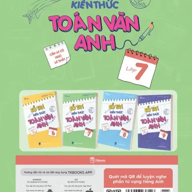 Combo Sách Lớp 7: Toán, Anh, KHTN & Ngữ Văn 7 - Đọc Hiểu, Làm Văn - Tất Cả Bộ Sách - Giảm 20%