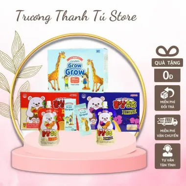 Combo Tăng Chiều Cao Cho Bé 1 Tuổi - Siro Grow Tăng Đề Kháng Giá Chỉ 570k 3