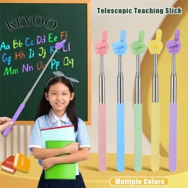 Con trỏ giảng dạy KEYOOL, Thiết kế ngón tay Gậy đọc ngón tay bằng thép không gỉ, Thanh giảng dạy bằng kính thiên văn chuyên nghiệp dành cho giáo viên