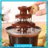 Đài phun nước sôcôla 3 tầng sưởi ấm Fondaue lẩu BBQ sốt - Giá giảm còn 411400 đồng