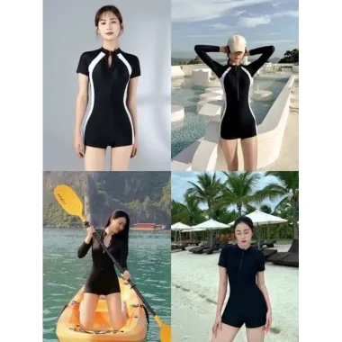 Đầm Bikin liền mảnh khóa kéo thể thao cao cấp giá shock chỉ 122k - BKN03 1