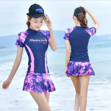 Đầm Bơi Tay Ngắn Phối Màu Siêu Giảm Giá - Chỉ 156600đ Thay Vì 200448đ 5 Đầm Bơi Tay Ngắn Phối Màu Siêu Giảm Giá - Chỉ 156600đ Thay Vì 200448đ 5