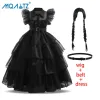 Đầm Công Chúa Halloween Dạ Quang Gothic Cho Bé - Cosplay Phù Thủy Thu Đông Giá Cực Sốc 1