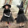Đầm Công Chúa Halloween Dạ Quang Gothic Cho Bé - Cosplay Phù Thủy Thu Đông Giá Cực Sốc