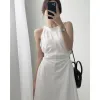 Đầm Dài Cut Out Màu Trắng Siêu Đẹp Váy Maxi Midi Bo Chun Khoét Eo Giảm Giá Cực Sâu chỉ 305k
