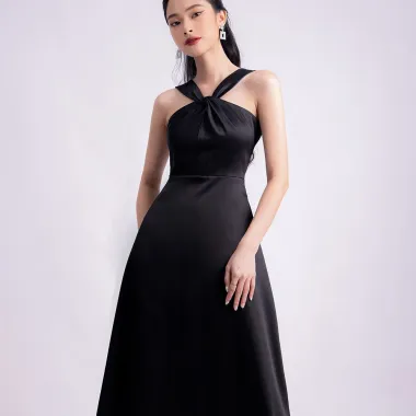 Đầm yếm đen NORA DRESS dáng xòe voan dự tiệc sang trọng, tặng quần, giá chỉ 412500đ 4 Đầm yếm đen NORA DRESS dáng xòe voan dự tiệc sang trọng, tặng quần, giá chỉ 412500đ 4