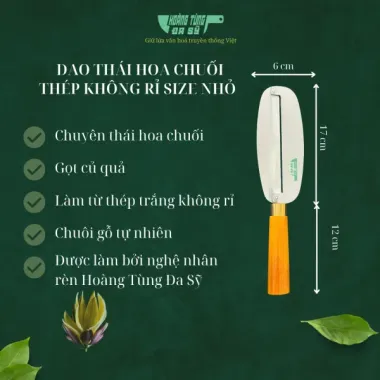 Dao Thái Hoa Quả Thép Không Gỉ Chuôi Gỗ Xoan Chất Lượng Cao Giảm 16% Chỉ 41000đ 5