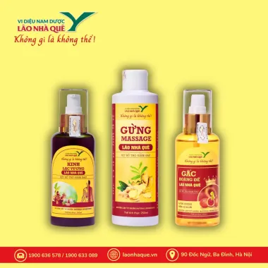 Dầu Gừng PU Giảm Đau Cơ Bắp, Khớp, Lưng, Bong Gân, Bầm Tím - Thúc Đẩy Lưu Thông Máu