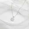 Dây Chuyền Bạc Nữ Halcyon Cỏ Bốn Lá, Vòng Cổ Bạc Nữ Moonz Silver S925, Trắng Sáng 6