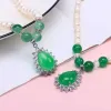 Dây Chuyền Ngọc Lục Bảo Kim Cương Sang Trọng Cho Nữ Giá 41169đ - Giảm 9891đ 4
