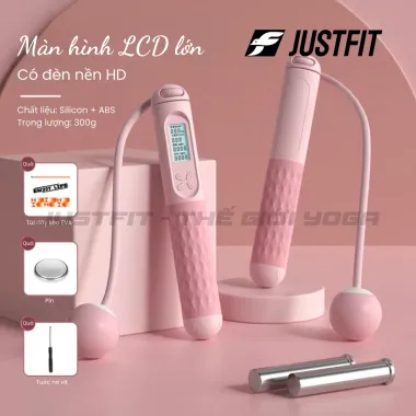 Dây Nhảy Không Dây JUSTFIT Đếm Vòng Giảm Cân - Giá Chỉ 39K! 5 Dây Nhảy Không Dây JUSTFIT Đếm Vòng Giảm Cân - Giá Chỉ 39K! 5