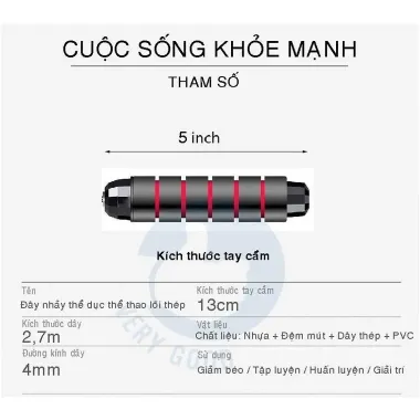 Dây Nhảy Thể Dục Cho Bé Và Người Lớn - Giá Chỉ 32k - Tập Thể Thao Vận Động Hiệu Quả 4 Dây Nhảy Thể Dục Cho Bé Và Người Lớn - Giá Chỉ 32k - Tập Thể Thao Vận Động Hiệu Quả 4