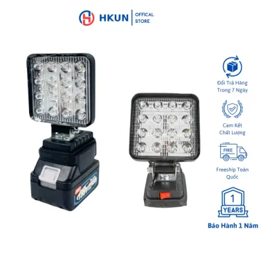 Đèn pin LED USB rọi xa Makita 4cm - Đèn pha LED dùng pin phổ thông giá rẻ 89k