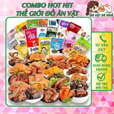 Đồ Ăn Vặt Trung Quốc 25 Món - GIẢM 23% - Combo Viatin Cao Cấp Vihan Food 1