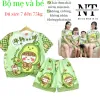 Đồ Bộ Mẹ và Bé Trái Bơ Thun Thái 3D Mềm Mịn Mát Giảm 21% Còn 35990đ