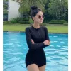 Đồ Bơi Nữ 1 Mảnh Dài Tay Chống Nắng Sang Trọng Giá 185k - KO08 3