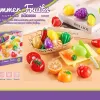 Đồ Chơi Cắt Trái Cây 43 Chi Tiết - Phát Triển Khả Năng Nhận Biết Màu Sắc & Khéo Léo Cho Bé