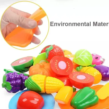 Đồ Chơi Cắt Trái Cây 43 Chi Tiết - Phát Triển Khả Năng Nhận Biết Màu Sắc & Khéo Léo Cho Bé