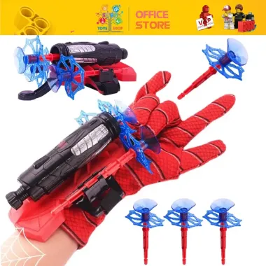 Đồ Chơi Găng Tay Nhện Phóng Tơ - Bắn Tơ Dính Siêu Bám, Dây 5m, Giá Shock 69k 3